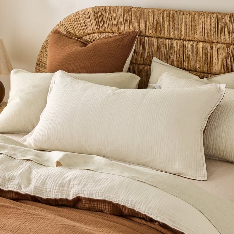 European Collection Reversible Muslin Warm Pillowcases