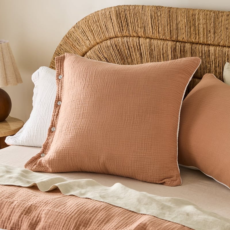 European Collection Reversible Muslin Warm Pillowcases