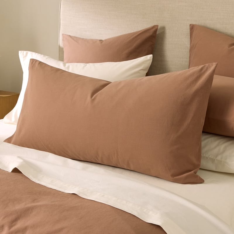 Stonewashed Cotton Fudge Pillowcases