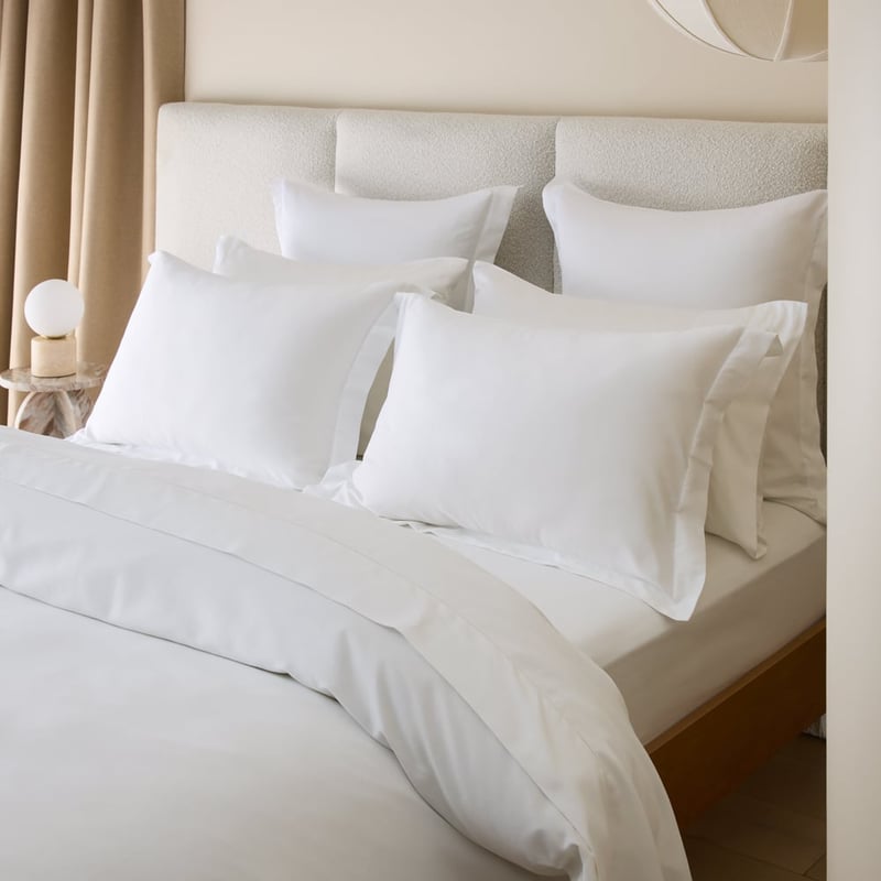 Giselle Egyptian Cotton White Pillowcases