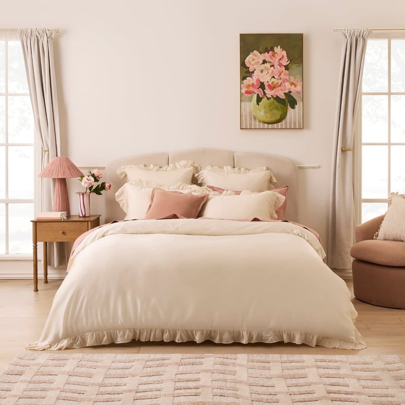 Lyocell Magnolia Ruffle Pillowcases