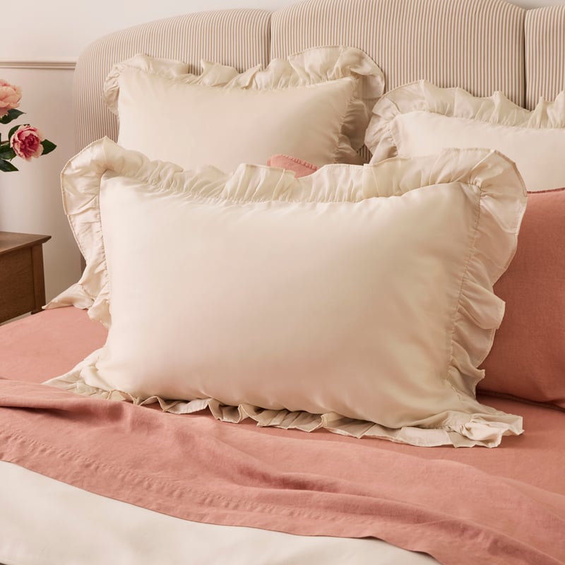 Lyocell Magnolia Ruffle Quilt Cover Set + Separates