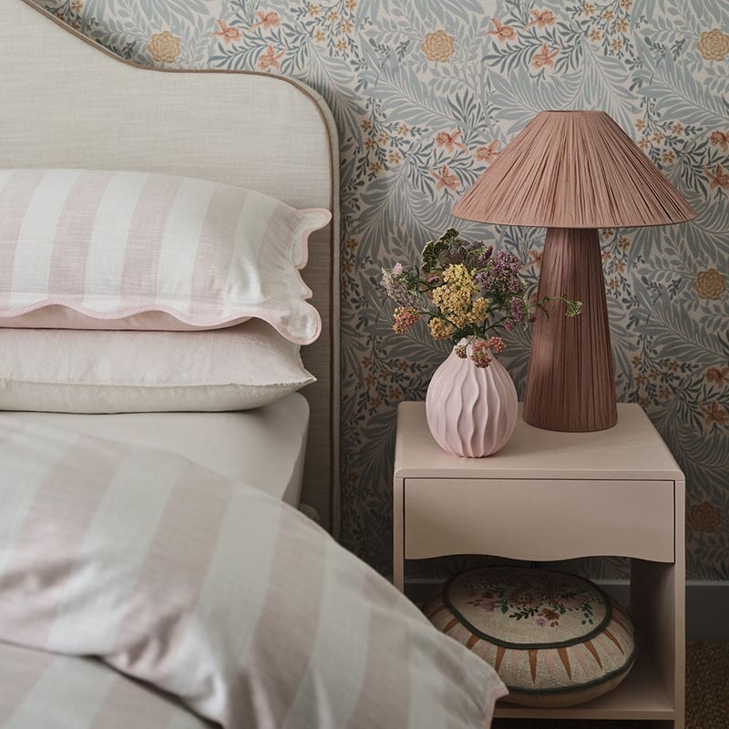 Frankie Scallop Pink Quilt Cover Set + Separates