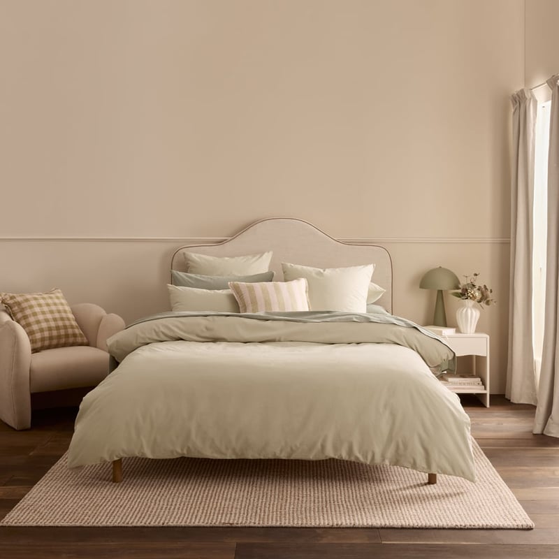 Stonewashed Cotton Pistachio Pillowcases