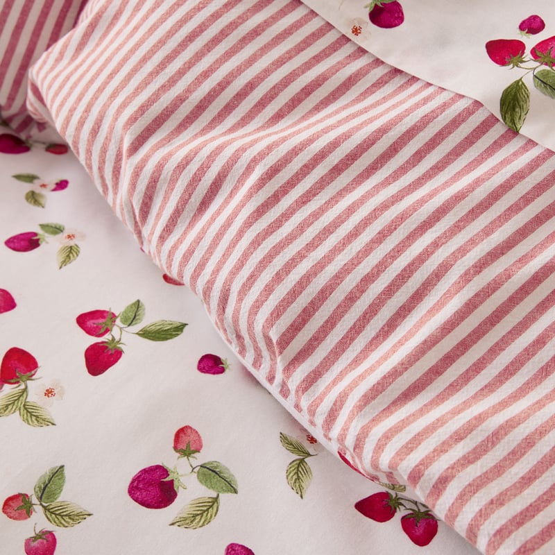 Sweet Dreams Strawberries Red Quilt Cover Set + Separates