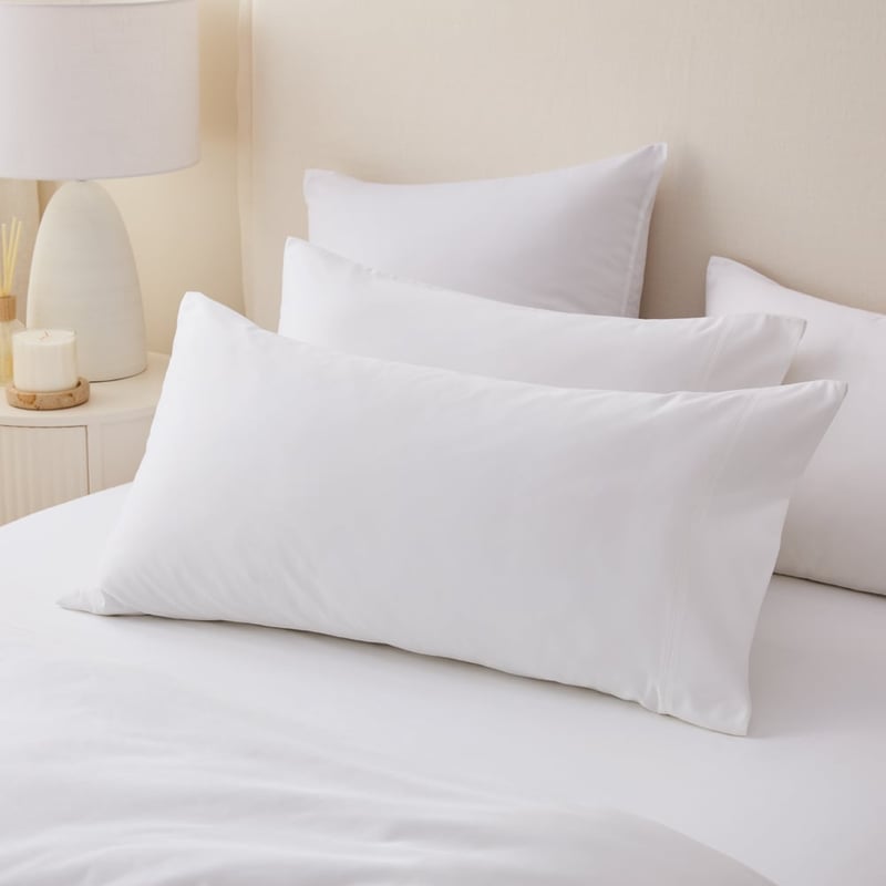 Egyptian Cotton White Pillowcases