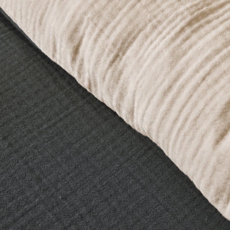 European Collection Reversible Muslin Cool Quilt Cover Separates