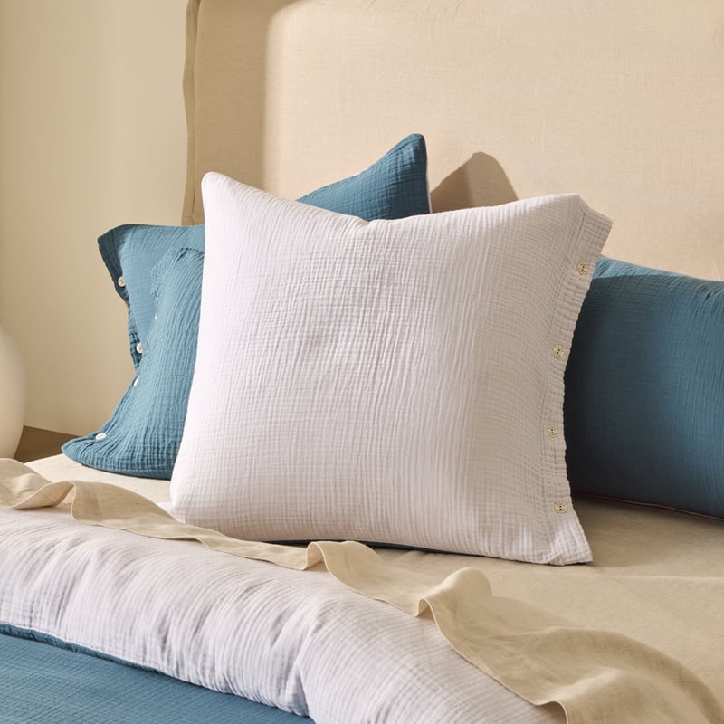 European Collection Reversible Muslin Cool Pillowcases