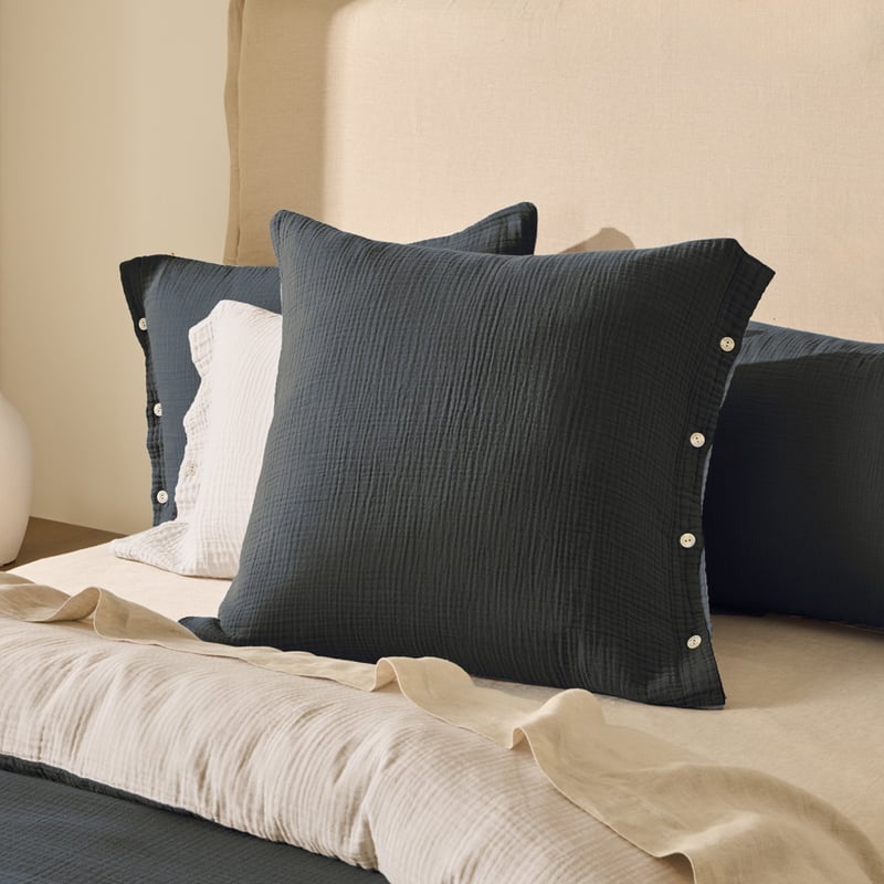 European Collection Reversible Muslin Cool Pillowcases