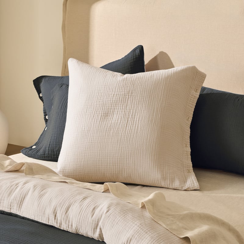 European Collection Reversible Muslin Cool Pillowcases