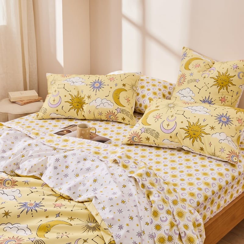 Sweet Dreams Celestial Butter Quilt Cover Set + Separates