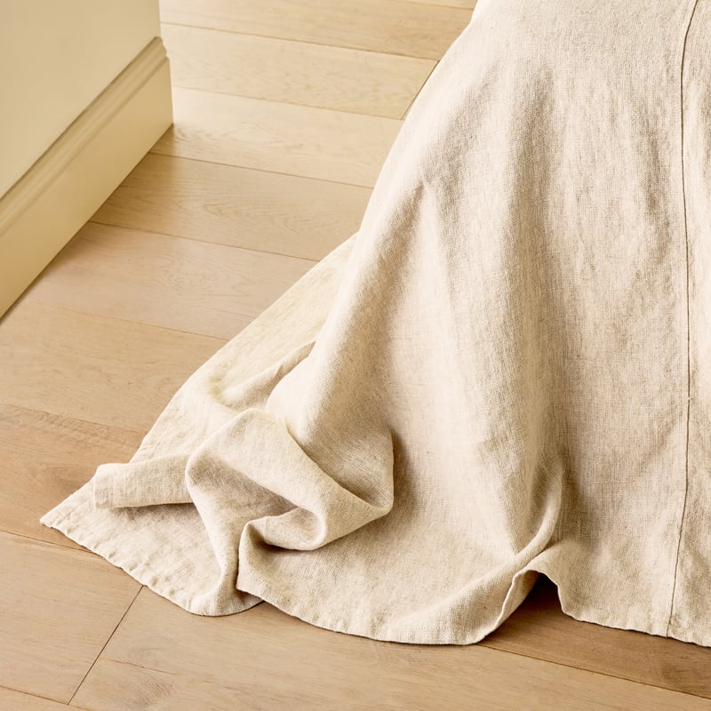 Vintage Washed Linen Bedcover