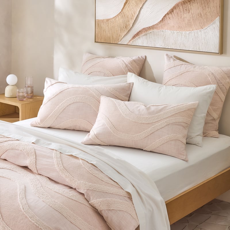 Capri Petal Tufted Pillowcases