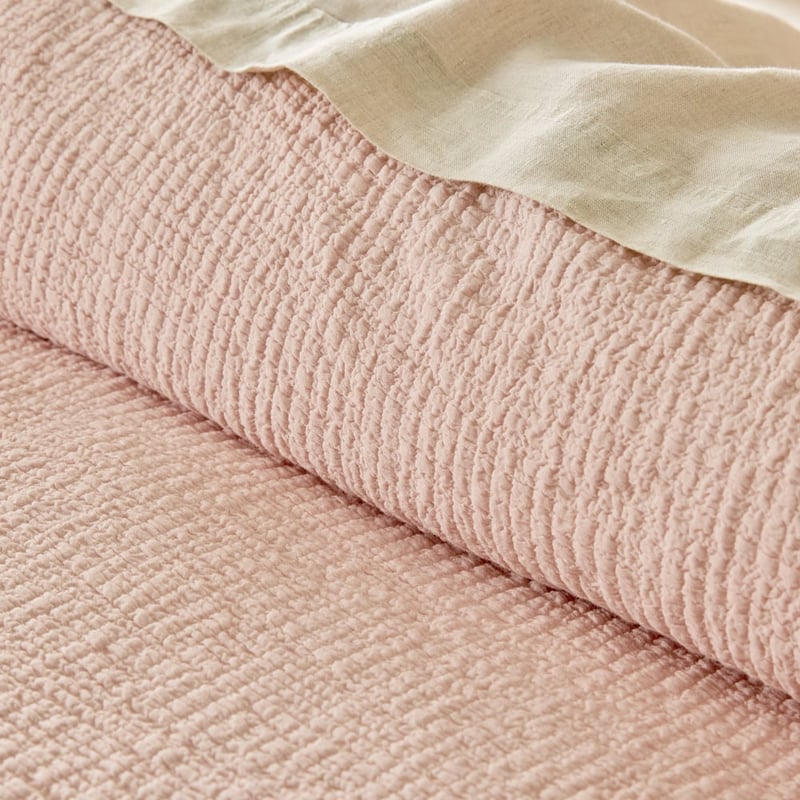 Aspen Dusty Pink Ruffle Pillowcase