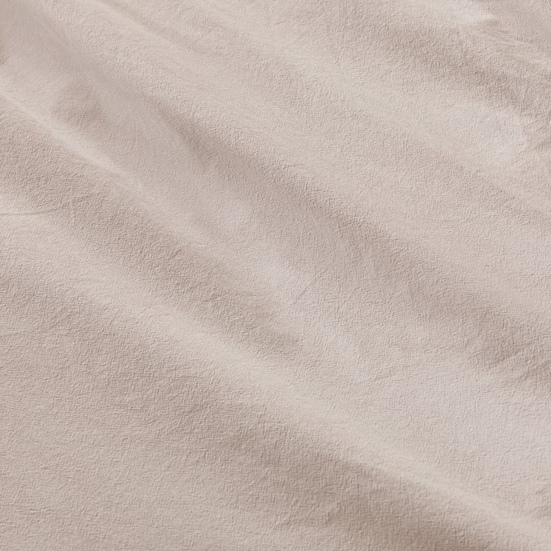 Stonewashed Cotton Silver Pillowcase