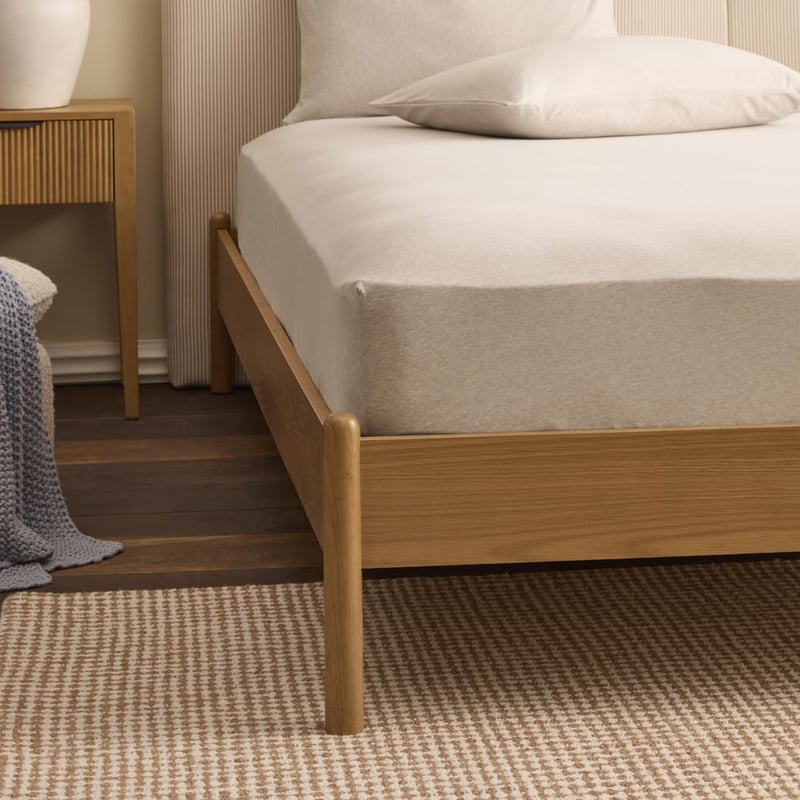 Ultra Soft Jersey Oat Marle Sheet Separates