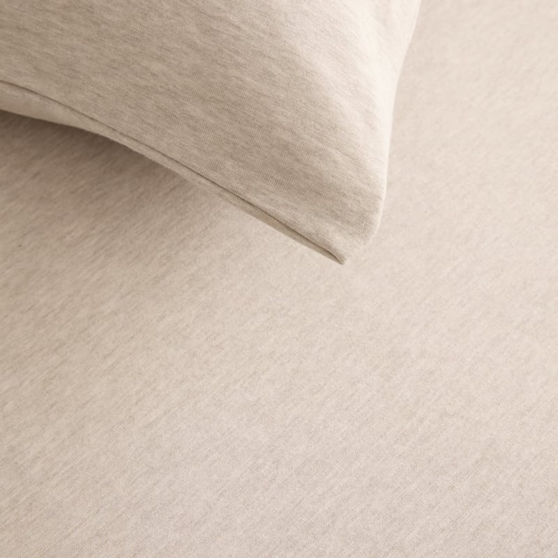Ultra Soft Jersey Oat Marle Sheet Separates