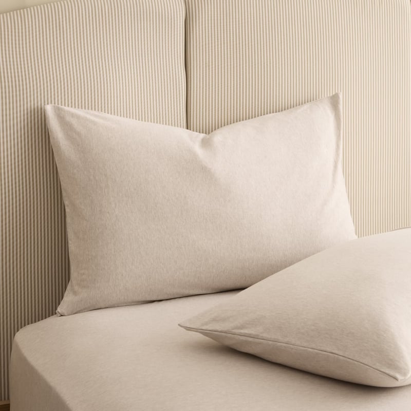 Ultra Soft Jersey Oat Marle Sheet Separates