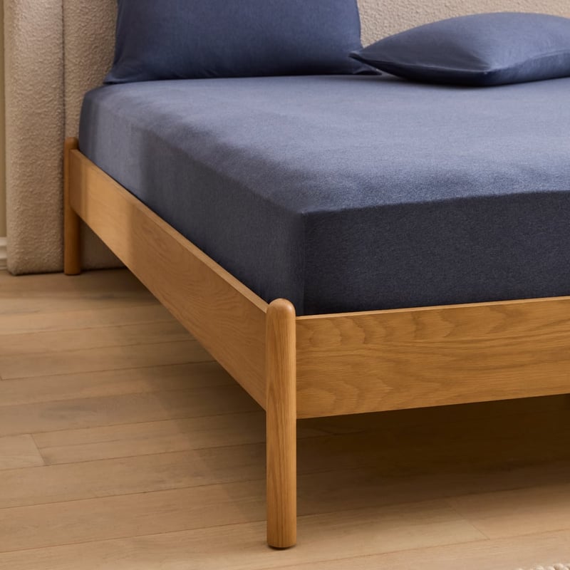 Ultra Soft Jersey Navy Marle Sheet Separates