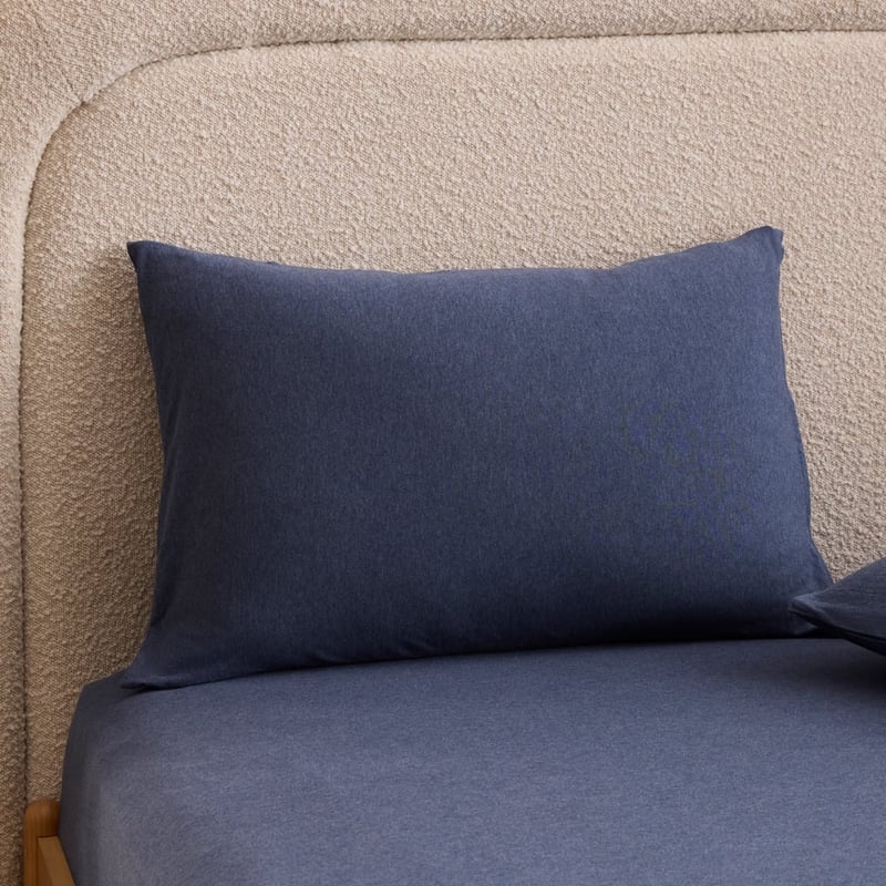 Ultra Soft Jersey Navy Marle Sheet Separates