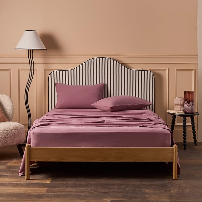 Stonewashed Cotton Mulberry Sheet Separates