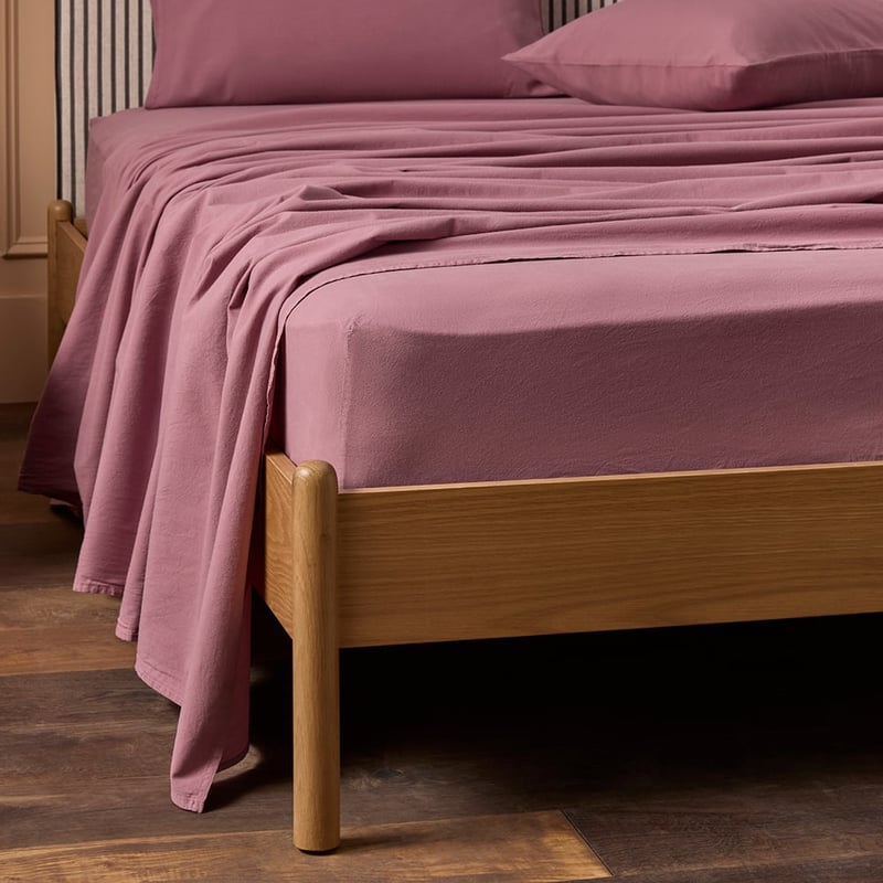 Stonewashed Cotton Mulberry Sheet Separates