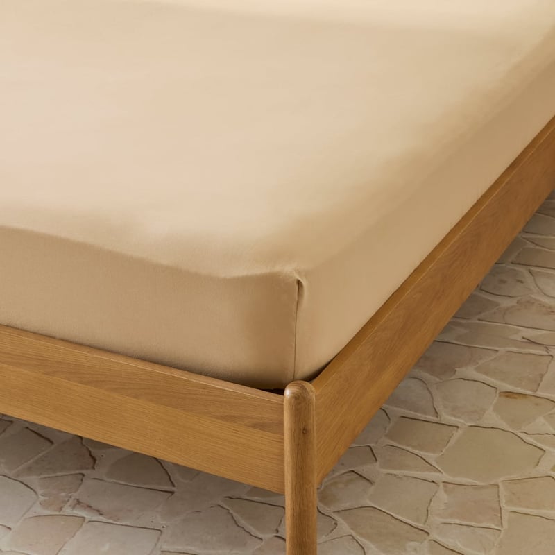 Stonewashed Cotton Sesame Sheet Separates