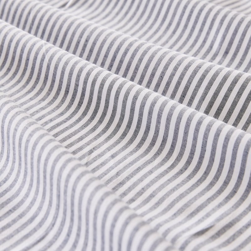 Fresh Navy Stripe Sheet Set