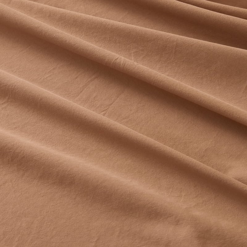 Stonewashed Cotton Fudge Sheet Separates