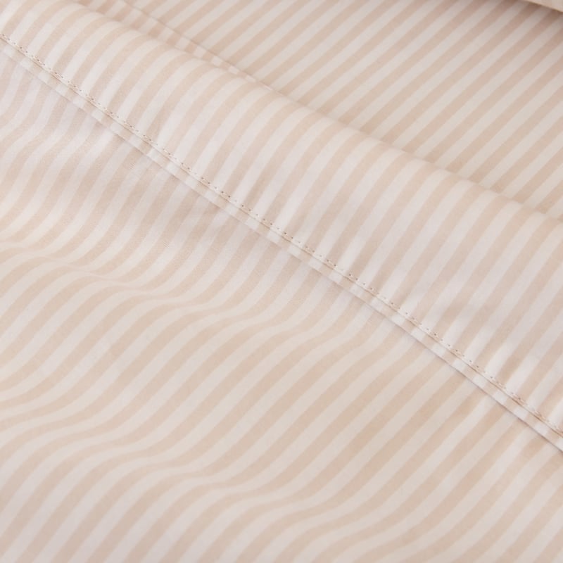 Fresh Natural Stripe Sheet Set
