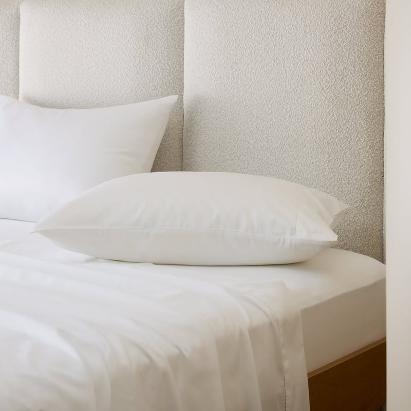 Giselle Egyptian Cotton White Sheet Set + Separates