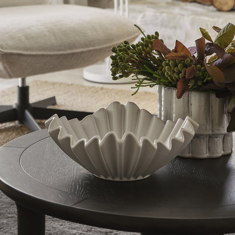 Dune White Square Bowl