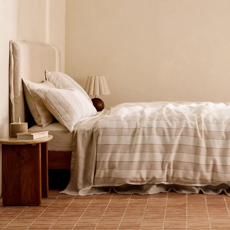 Oliver Natural Quilt Cover Set + Separates