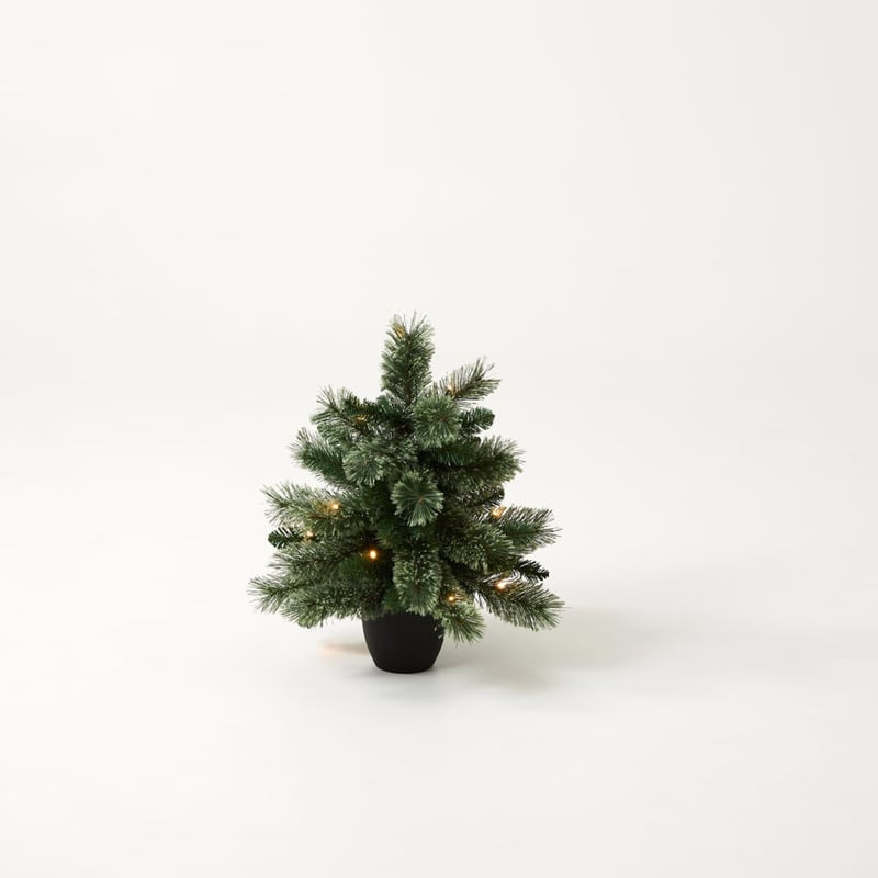 Potted Pine Cashmere LED Christmas Tree