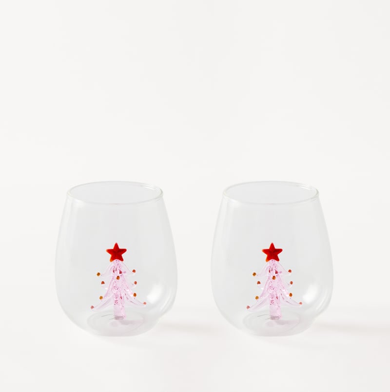 Christmas Pink Tree Tumbler Pack of 2