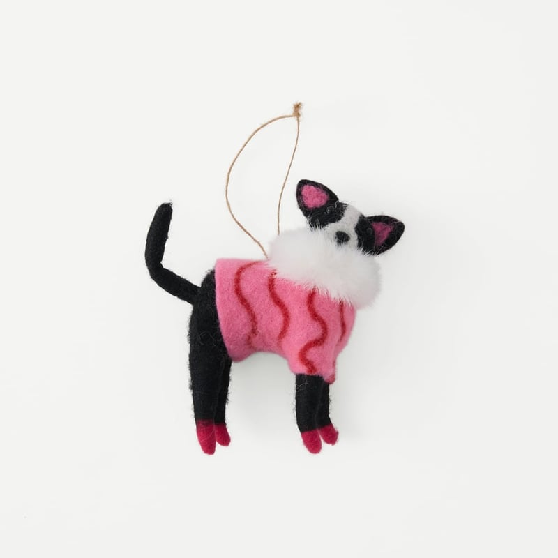 Black Cat Felted Friend