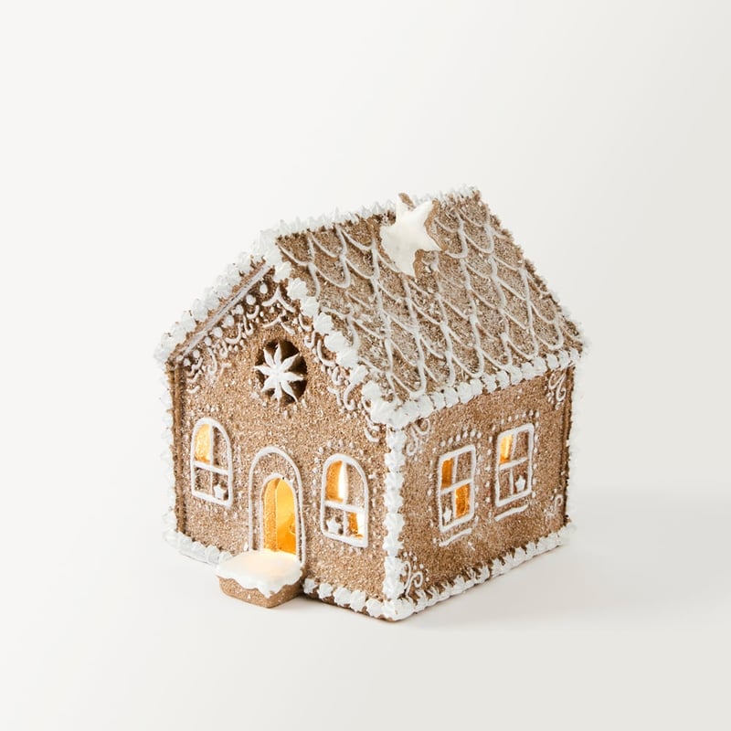 Frosted Gingerbread Brown House