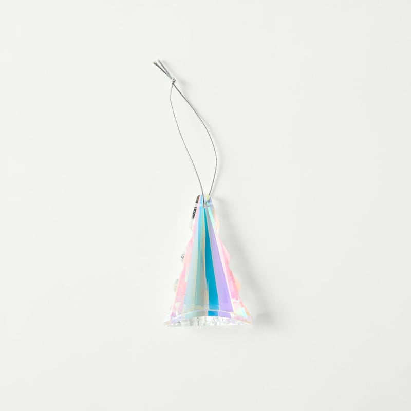 Crystal Drop Clear Tree Decoration