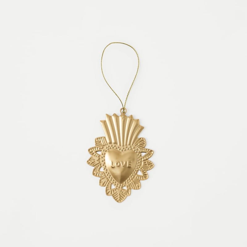 Heart Emblem Gold 12 Days Decoration