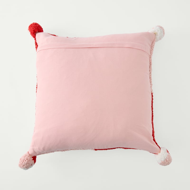 Festive Holly Jolly Text Cushion