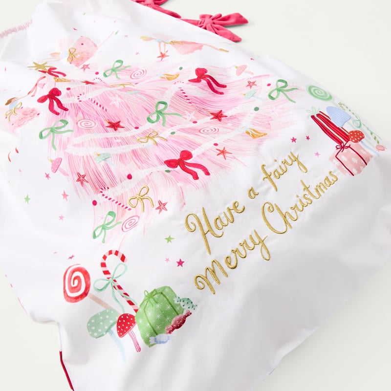 Fairy Merry Christmas Santa Sack