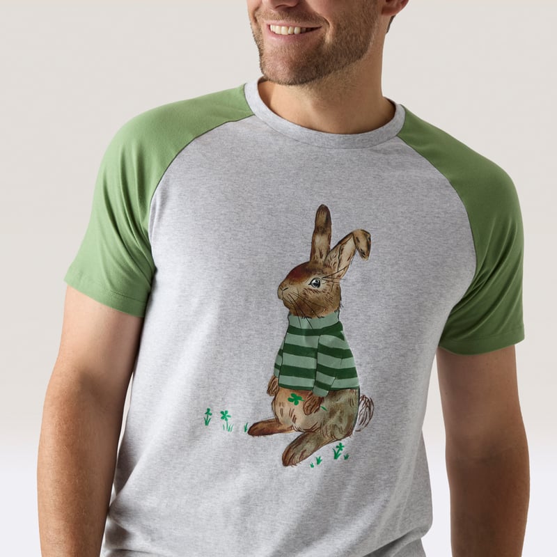 Mens Easter Binky Thyme Long Pyjama Set