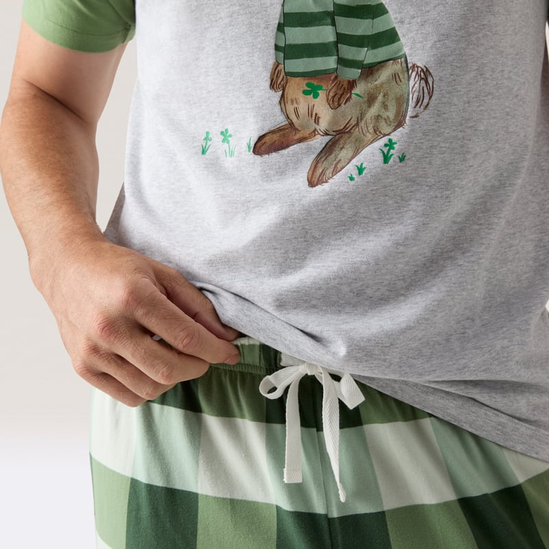 Mens Easter Binky Thyme Long Pyjama Set