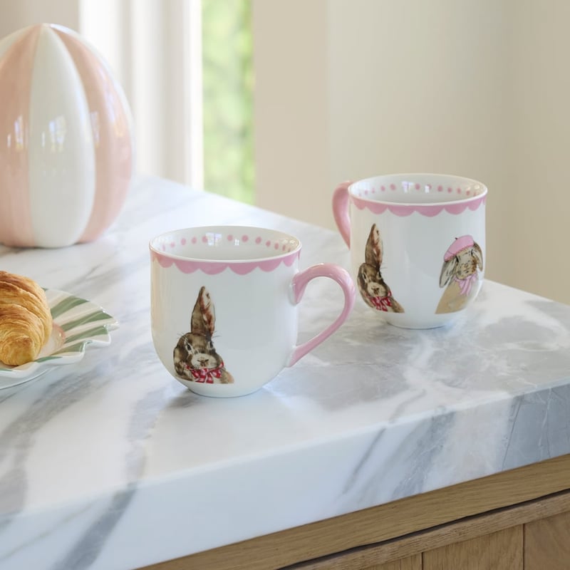 Bunny Friends Pink Mug