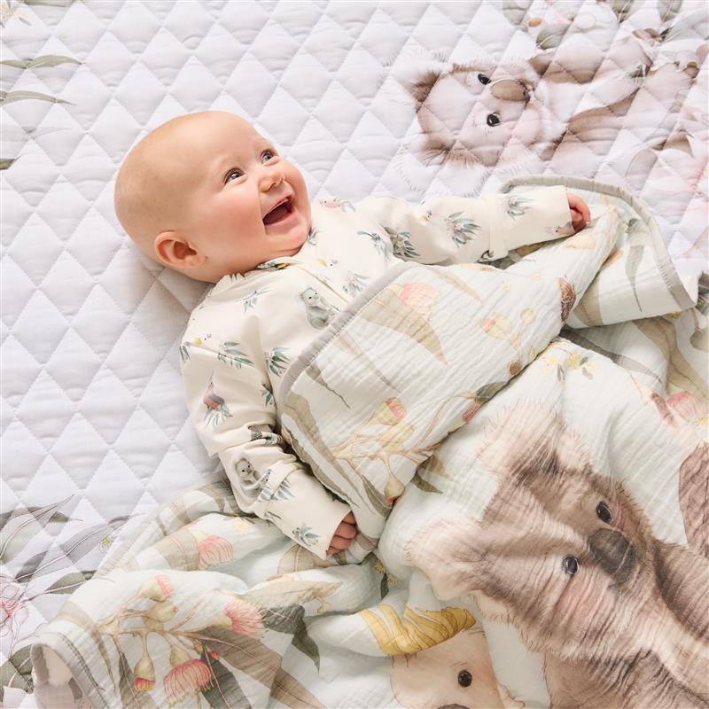 Fleur Harris Australian Friends Baby Blanket