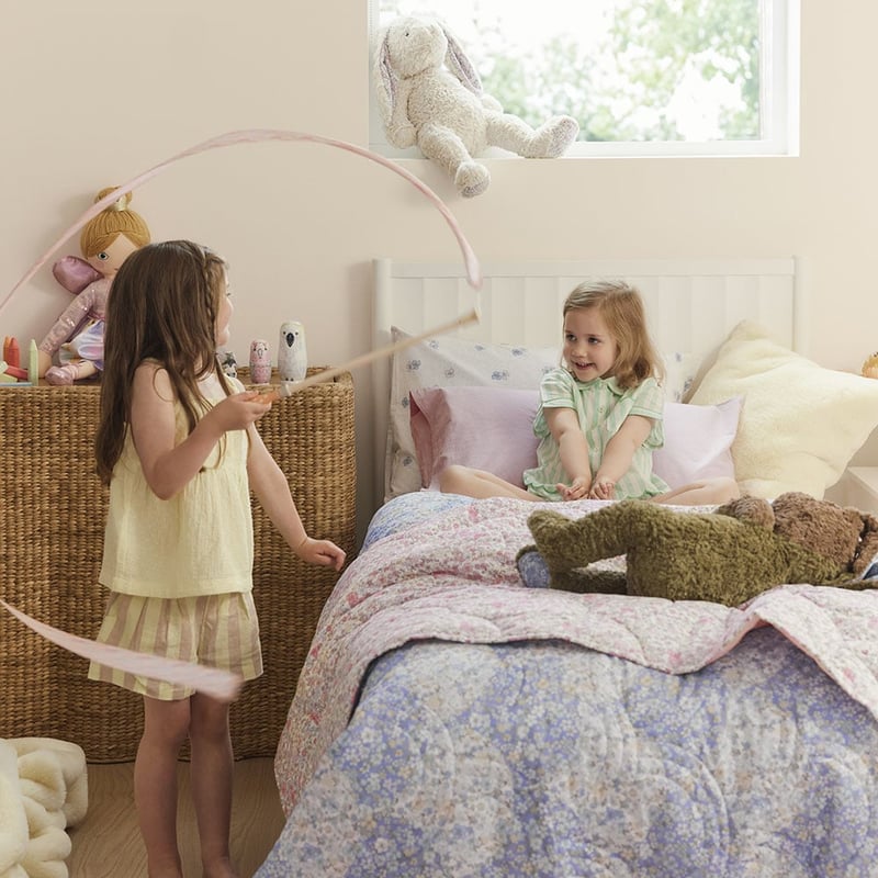 Heirloom Quilted Coverlet Pink