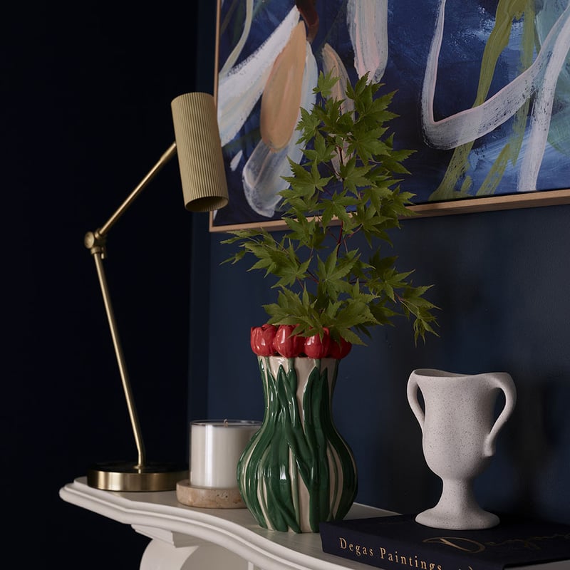 Fergie Brushed Brass Table Light