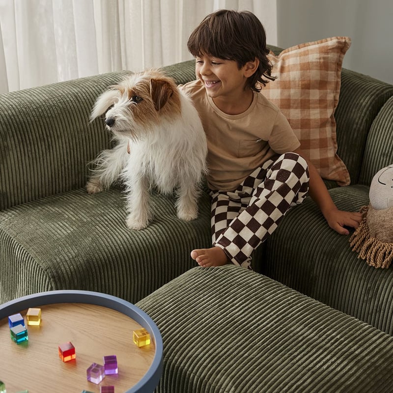 Forest Green Mini Modular Lounge