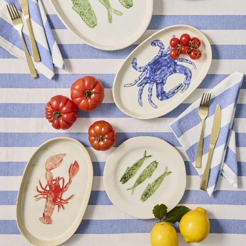 Marine Life Fish Side Plate