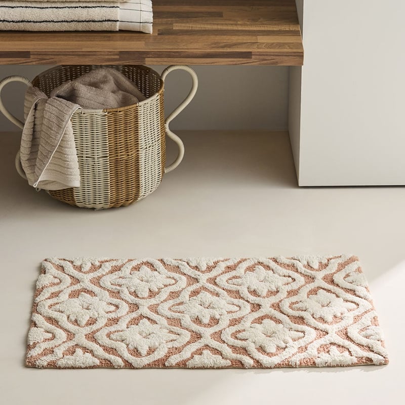 Windsor Tile Earth Bath Mat
